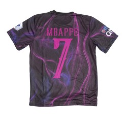 Ανδρική Μπλούζα Ποδοσφαίρου Μαύρο - Ροζ Νο7 Ανδρική Μπλούζα Ποδοσφαίρου Μαύρο - Ροζ Νο7