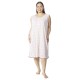 Γυναικείο Αμάνικο Νυχτικό Ροζ Με Μοτίβο Plus Size Γυναικείο Αμάνικο Νυχτικό Ροζ Με Μοτίβο Plus Size