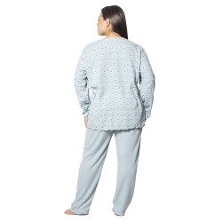 Πιτζάμα Γυναικεία Plus Size Βεραμάν Πουά