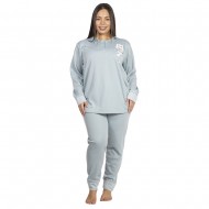 Πιτζάμα Γυναικεία Plus Size Βεραμάν Με Γατούλα Πιτζάμα Γυναικεία Plus Size Βεραμάν Με Γατούλα