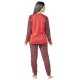 Unisex Πιτζάμα Κόκκινο Καρό Με Τάρανδο Unisex Πιτζάμα Κόκκινο Καρό Με Τάρανδο
