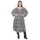 Γυναικείο Φόρεμα Plus Size Ζεβρέ Γυναικείο Φόρεμα Plus Size Ζεβρέ