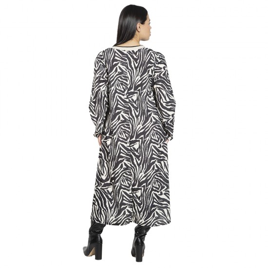 Γυναικείο Φόρεμα Plus Size Ζεβρέ Γυναικείο Φόρεμα Plus Size Ζεβρέ