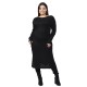 Γυναικείο Φόρεμα Πλεκτό Plus Size Γυναικείο Φόρεμα Πλεκτό Plus Size