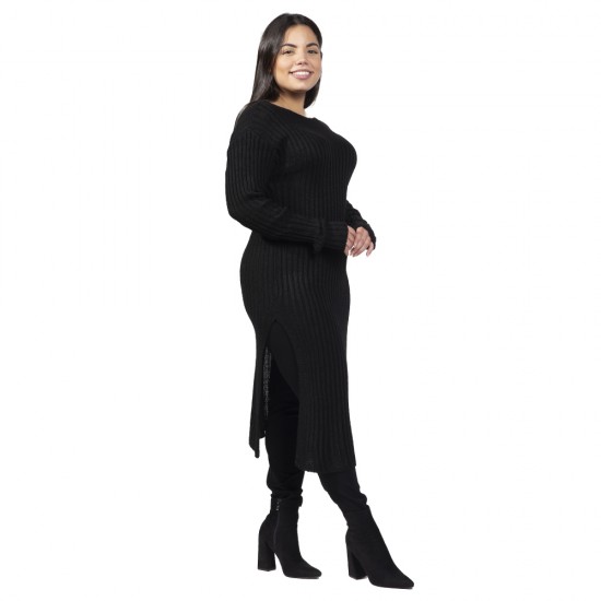 Γυναικείο Φόρεμα Πλεκτό Plus Size Γυναικείο Φόρεμα Πλεκτό Plus Size