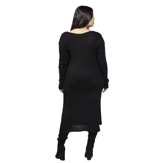Γυναικείο Φόρεμα Πλεκτό Plus Size Γυναικείο Φόρεμα Πλεκτό Plus Size