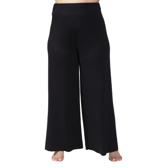 Παντελόνα Γυναικεία Plus Size Μαύρο Παντελόνα Γυναικεία Plus Size Μαύρο