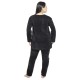 Γυναικείο Σετ Παντελόνι - Μπλούζα Ριπ Plus Size Μαύρο Γυναικείο Σετ Παντελόνι - Μπλούζα Ριπ Plus Size Μαύρο