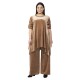 Γυναικείο Σετ Παντελόνι - Μπλούζα Βελούδο Plus Size Μπεζ Γυναικείο Σετ Παντελόνι - Μπλούζα Βελούδο Plus Size Μπεζ
