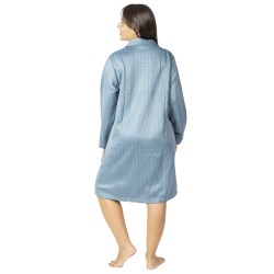 Γυναικεία Ρόμπα Με Κουμπιά Και Τσέπες Πετρόλ Γυναικεία Ρόμπα Με Κουμπιά Και Τσέπες Πετρόλ